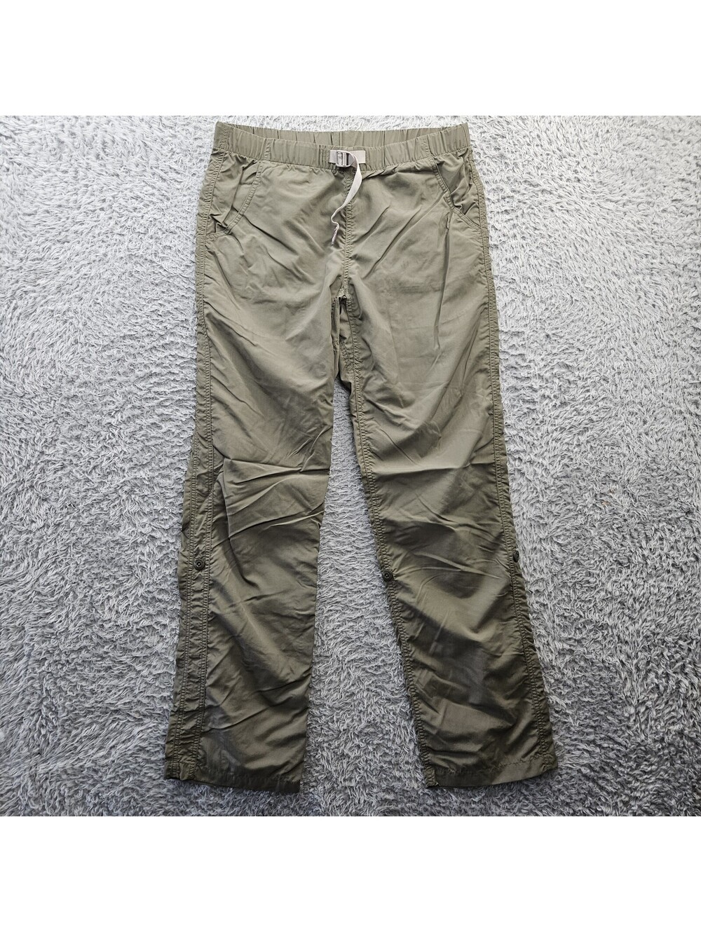 GRAMICCI Women's Roll Up G Pants Belted Hiking Nylon Medium X 33 (fits 32-33x33)